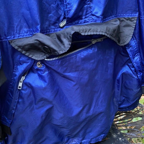 Starter jacket, blue, black and neon green. Pullover - Picture 4 of 8